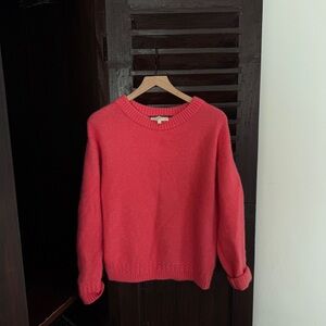 Sezane Pink Wool Sweater NWOT